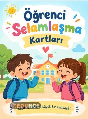 Öğrenci Selamlaşma Kartları Günlük Görevler Rehberlik Servisi İlkokul