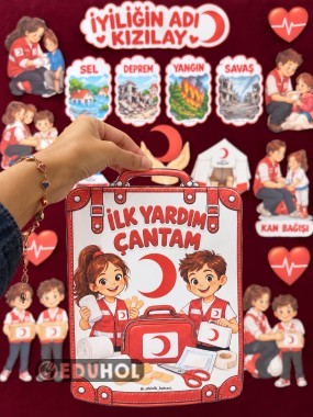 Kızılay Haftası ilk yardım çantası