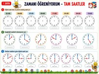 Tam-Yarım saatler ödev sayfası