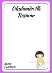 Okulda İlk Resmim