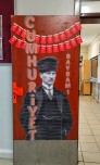 Kapı süsü Atatürk resmi