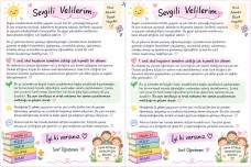 1.SINIF DÖNEM BAŞI VELİYE MEKTUP
