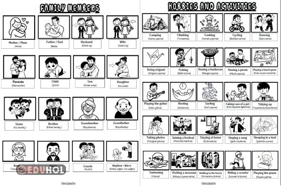 5.T4.Family Members and Activities Words