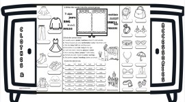 5.T3. Clothes and Accessories foldable worksheet