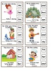 5.T4.Possessive Adjectives Clip Cards Game