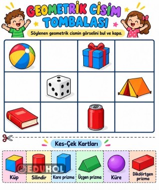 Geometrik Cisimler Tombalası