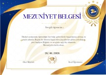 MEZUNİYET BELGESİ