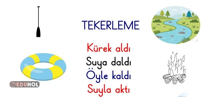 D sesini de içeren tekerleme