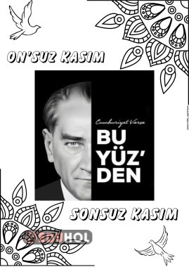 10 Kasım sanat çalışması