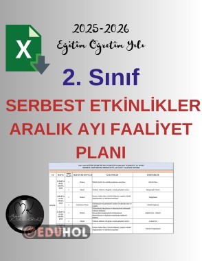 2. Sınıf Serbest Etkinlikler Dersi Aralık Ayı Faaliyet Raporu