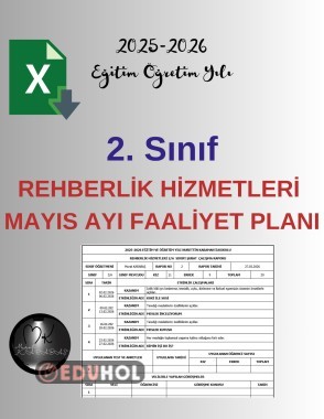 REHBERLİK HİZMETLERİ 2. SINIFLAR MAYIS AYI ÇALIŞMA RAPORU