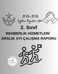 REHBERLİK HİZMETLERİ 2.  SINIFLAR  ARALIK AYI ÇALIŞMA RAPORU