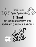 REHBERLİK HİZMETLERİ 2.  SINIFLAR  EKİM AYI ÇALIŞMA RAPORU
