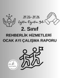 REHBERLİK HİZMETLERİ 2.  SINIFLAR  OCAK AYI ÇALIŞMA RAPORU
