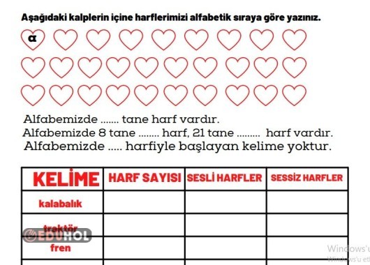 Alfabe-Sesli,Sessiz Harf · Eduhol - Etkinlik İndir Oyun Oyna Test Çöz ...