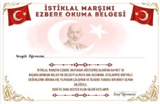 İstiklal Marşını Ezbere Okuma