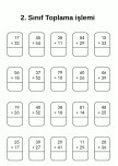 2. Sınıf Matematik Toplama işlemi