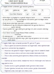 3. SINIF HAYAT BİLGİSİ TEMA 1 KENDİMİ KEŞFEDİYORUM DEĞERLENDİRME ÇALIŞMASI