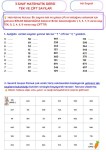 3. SINIF TEK VE ÇİFT SAYILAR ETKİNLİĞİ