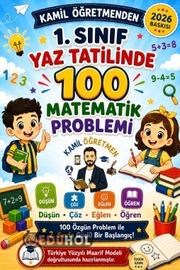 1. Sınıf 100 Problem Kitabı Yaz Tatili İçin