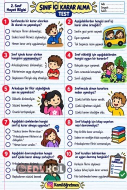 Sınıf İçi Karar Alma Test