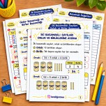 İki Basamaklı Sayılar Defter Notu ve Çalışma Kâğıtları