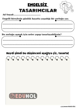 3 Aralık Dünya Engelliler Günü - STEM Etkinliği