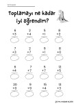 1. Sınıf Toplama İşlemi Değerlendirmesi/ Alıştırması
