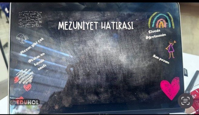 dijital mezuniyet panosu
