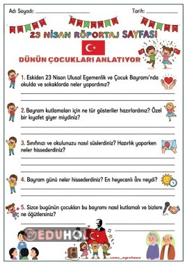 23 NİSAN RÖPORTAJI