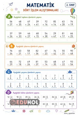 4 İŞLEM ALIŞTIRMALARI