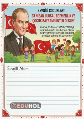 ATAMA MEKTUP MAARİFİN KALBİNDE ÇOCUK