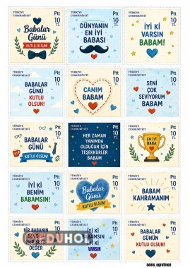 BABALAR GÜNÜ PULLARI