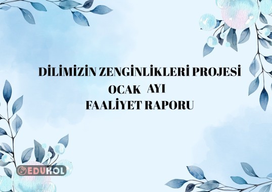 DZ OCAK FAALİYET RAPORU