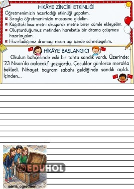 MAARİFİN KALBİNDE ÇOCUK ETKİNLİKLERİNDEN HİKÂYE ZİNCİRİ