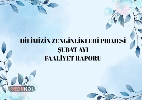 ŞUBAT FAALİYET RAPORU