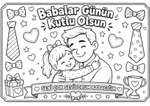 4 TANE BOYAMA SAYFASI ( KIZ VE ERKEK İÇİN)