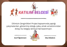 KATILIM BELGESİ