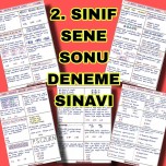 2.Sınıf Sene Sonu Deneme Sınavı