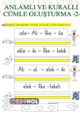 ANLAMLI VE KURALLI CÜMLE OLUŞTURMA 2
