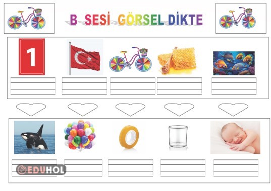 B Sesi Görsel Dikte 1 · Eduhol - Etkinlik İndir Oyun Oyna Test Çöz ...