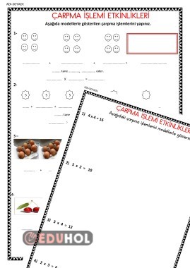 ÇARPMA İŞLEMİ MODELLEME ETKİNLİKLERİ-1-