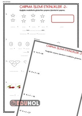 ÇARPMA İŞLEMİ MODELLEME ETKİNLİKLERİ-2-
