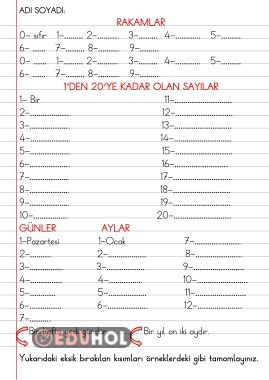 ÇİZGİLİ DEFTERE ALIŞTIRMA ETKİNLİĞİ 3