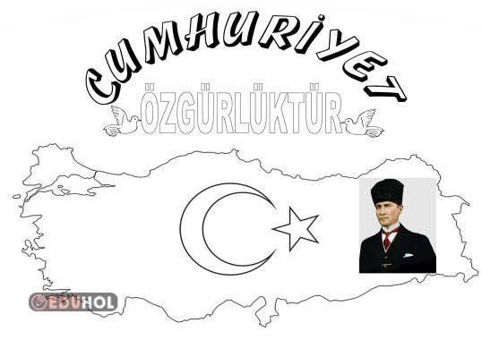 CUMHURİYET BAYRAMI BOYAMA-1-