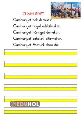 H SESİ METİN YAZMA