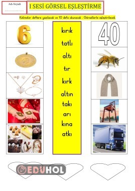 I SESİ GÖRSEL EŞLEŞTİRME