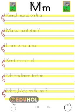 M SESİ ÇALIŞMASI (CÜMLE)