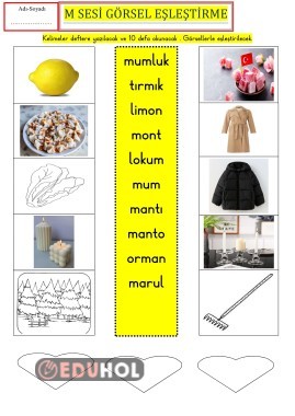 M SESİ GÖRSEL EŞLEŞTİRME-2-