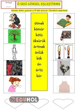 Ö SESİ GÖRSEL EŞLEŞTİRME